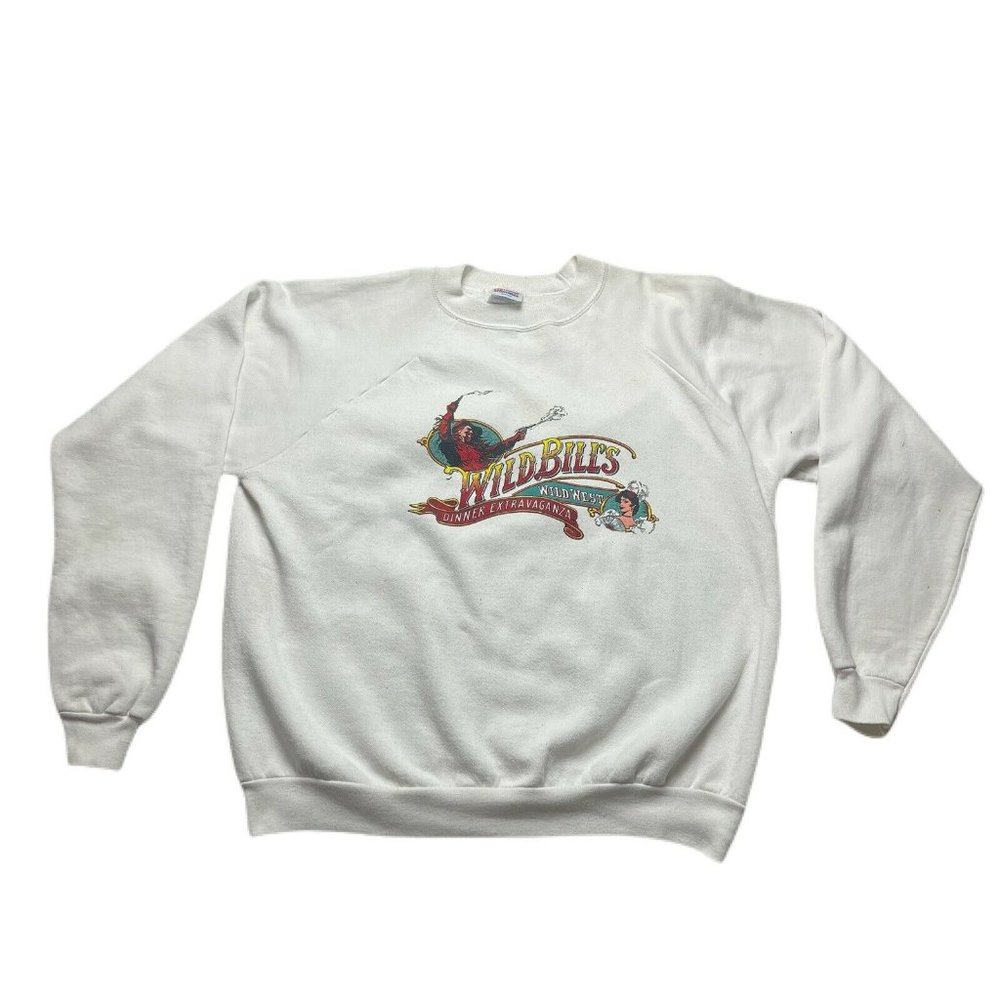Vintage 90’s Wild Bills Crewneck Sweatshirt Western Size XXL